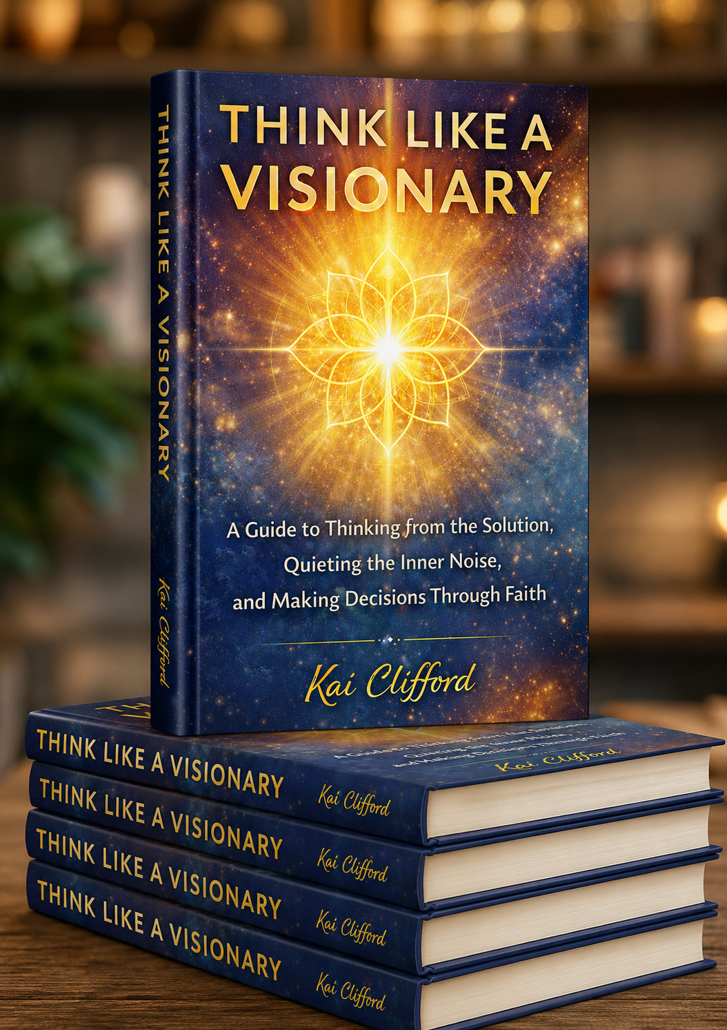 Think Like A Visionary by Kai Clifford - hardcover book
